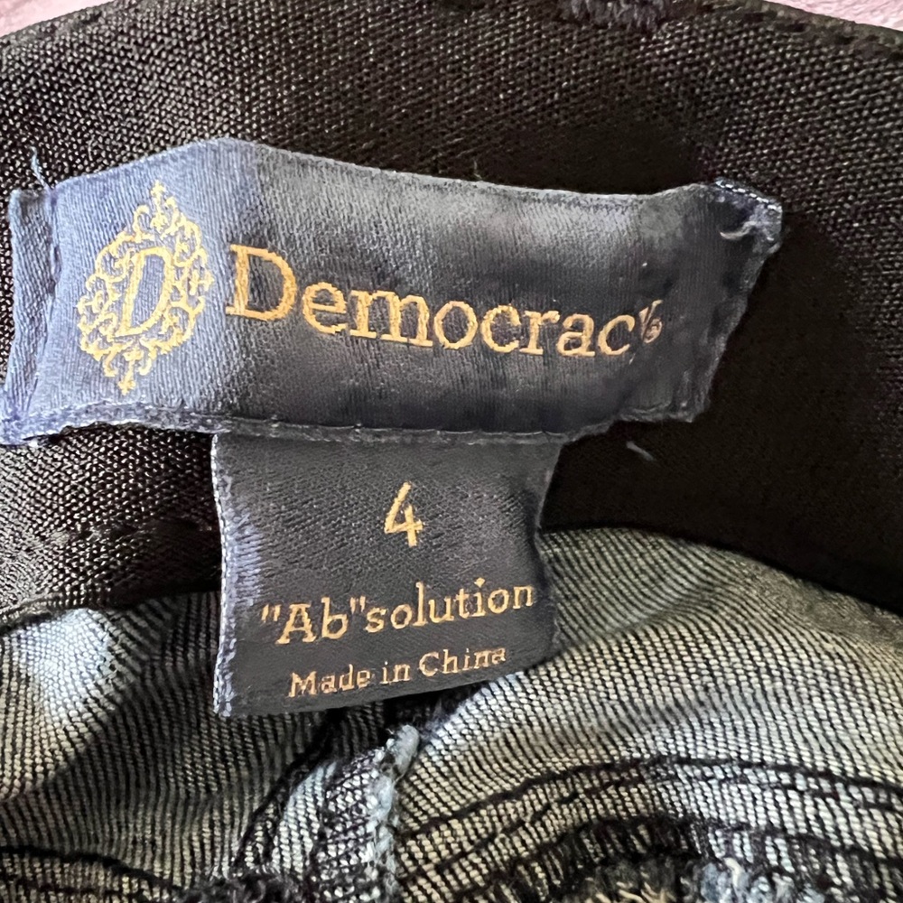 Democracy Ab Solution Distressed Smoothing Skinny Jeans - Picture 8 of 8